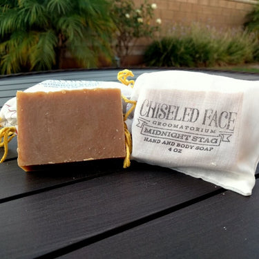 Bath Soap - Midnight Stag - Chiseled Face
